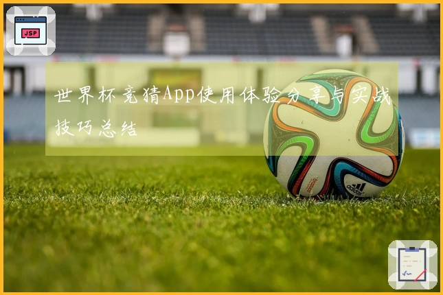 世界杯竞猜App使用体验分享与实战技巧总结